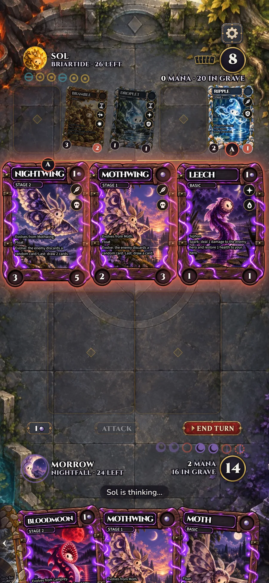 A Pentessa match in progress