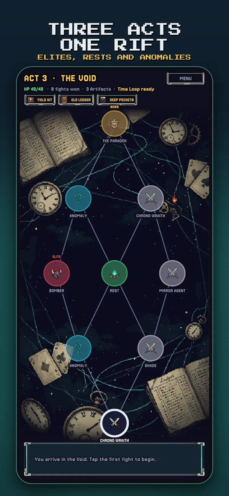 The Act 3 map through the Void